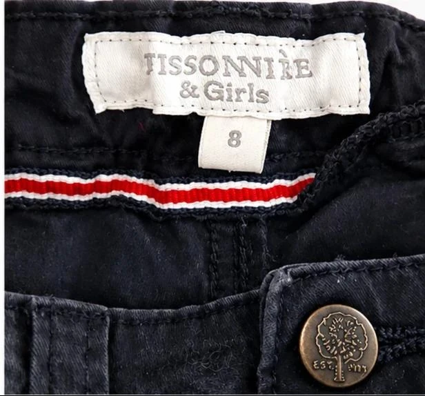 Saia jeans Buissonnière & Girls azul-marinha - Tamanho 8 anos - Muito bom estado – photo 3